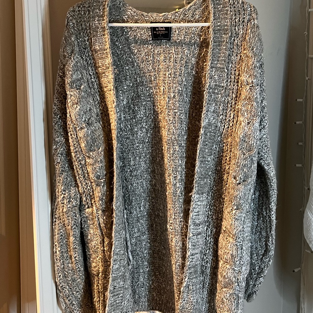 Abercrombie & Fitch gray cardigan - Women’s Small